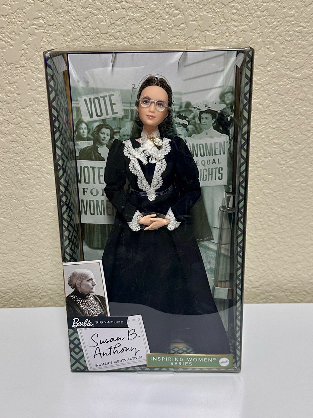 Barbie Signature Inspiring Women Series Susan B. Anthony Doll New